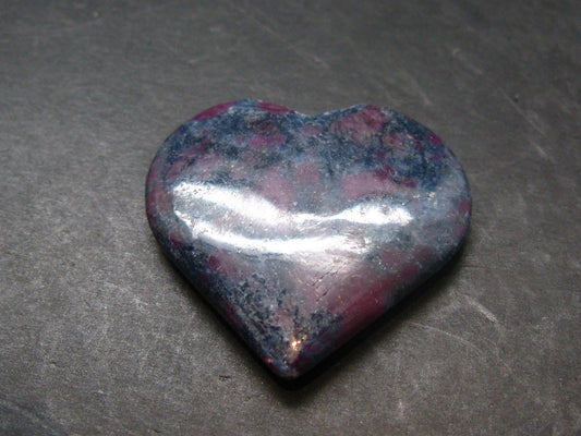 Ruby & Kyanite Heart From India - 1.4"