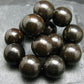 Meteorite Chondrite Genuine Bracelet ~ 7 Inches ~ 16mm Round Beads