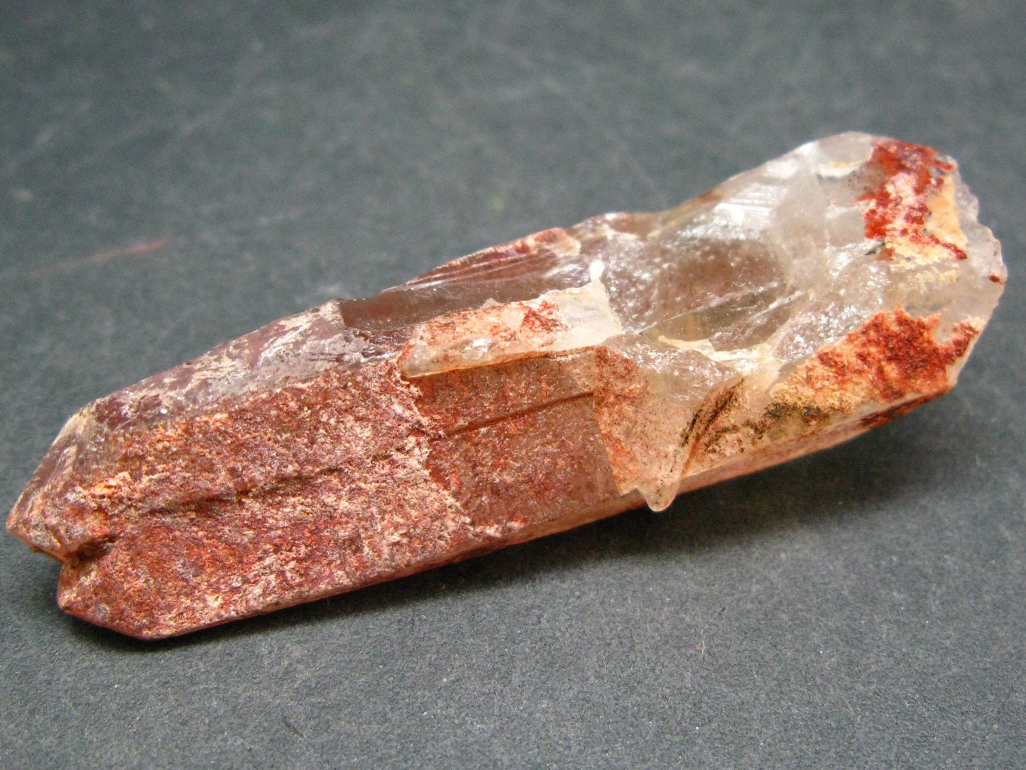 Tangerine Quartz Crystal From Brazil - 21.8 Grams - 2.3"