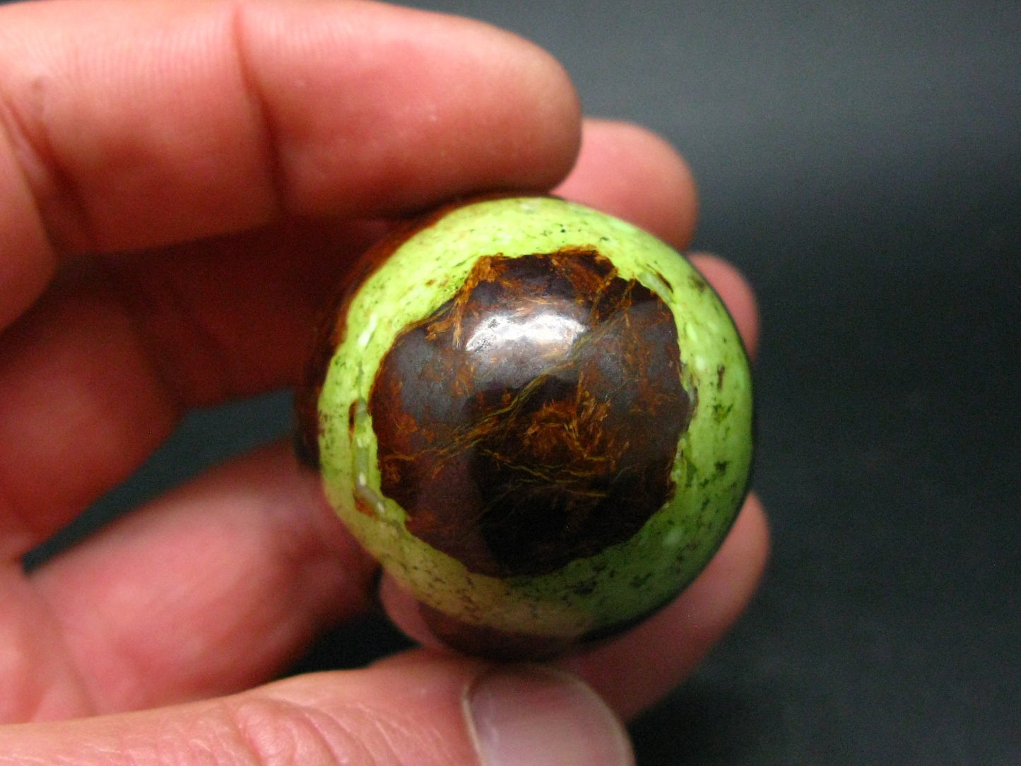 Rare Gaspeite Egg from Australia - 2.1" - 113.7 Grams
