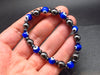 Evil Eye & Hematite Genuine Bracelet ~ 7 Inches ~ 8mm Round Beads