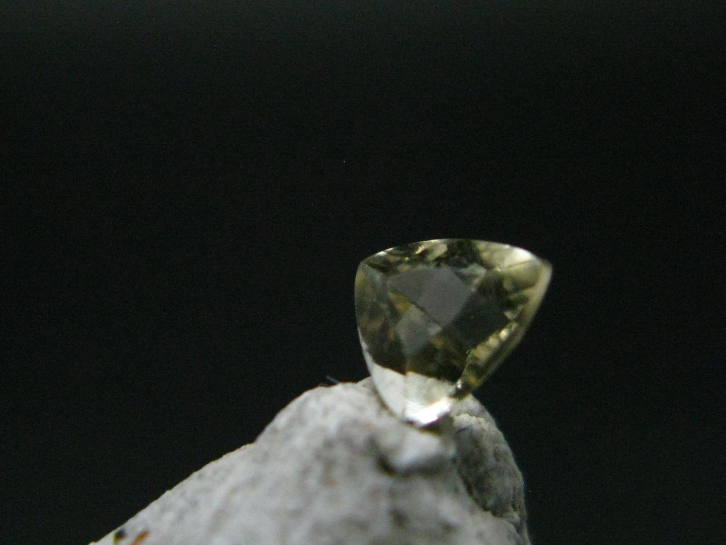 Golden Facetted Herderite Cut Gem From Brazil - 0.27 Carats