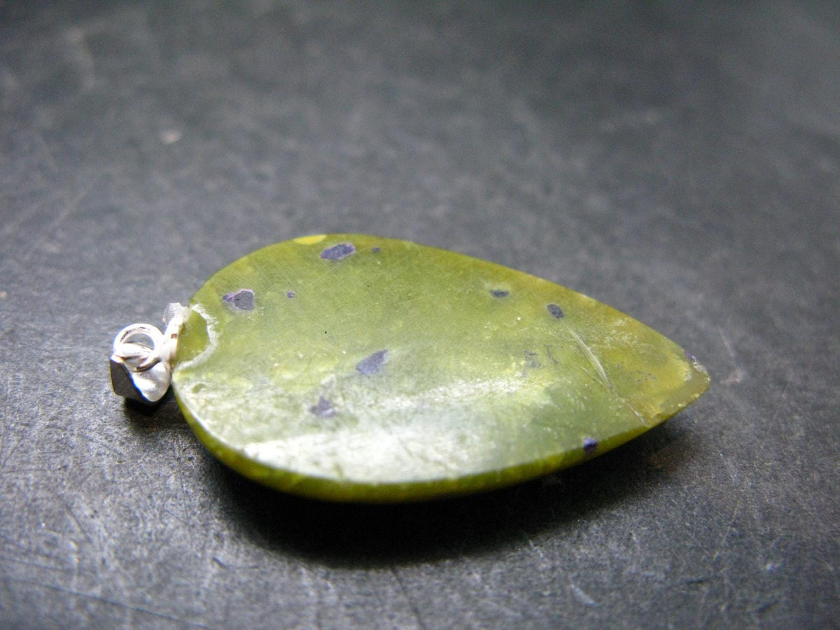 Rare SS Pendant Atlantasite Stichtite + Serpentine from Australia - 1.5"
