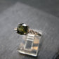 Moldavite Sterling Silver Ring From Czech Republic - Size 6.25 - 1.97 Grams