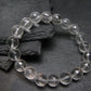 Clear Quartz Genuine Bracelet ~ 7 Inches ~ 10mm Facetted Beads