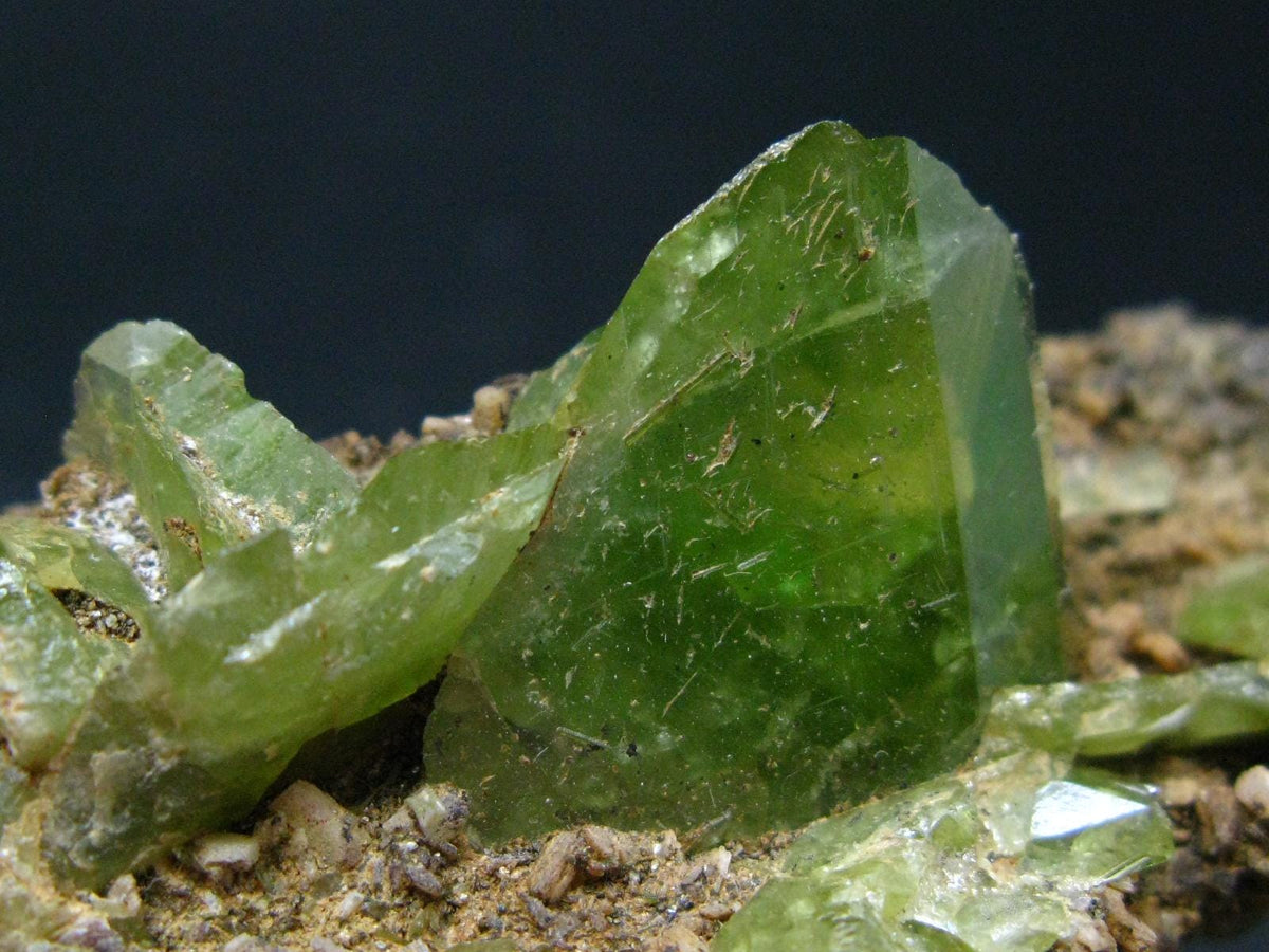 Rare Titanite Sphene Crystal Cluster From Madagascar - 3.3"