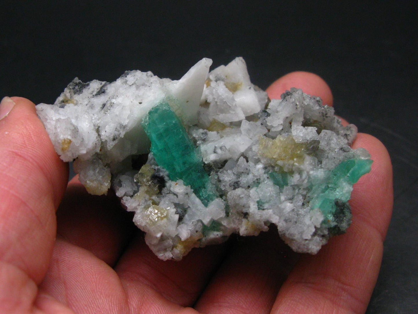 Emerald Beryl Crystal On Matrix From China - 3.0"- 85.85 Grams