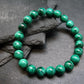 Malachite Genuine Bracelet ~ 7 Inches ~ 8mm Round Beads