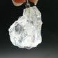 Goshenite Beryl Crystal 925 Silver Pendant From Brazil - 1.1" - 4.0 Grams