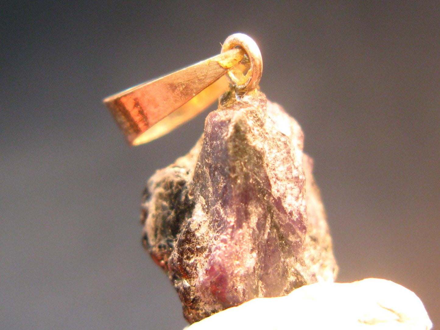 Alexandrite Chrysoberyl Crystal Silver Pendant From Brazil - 1.0" - 1.76 Grams