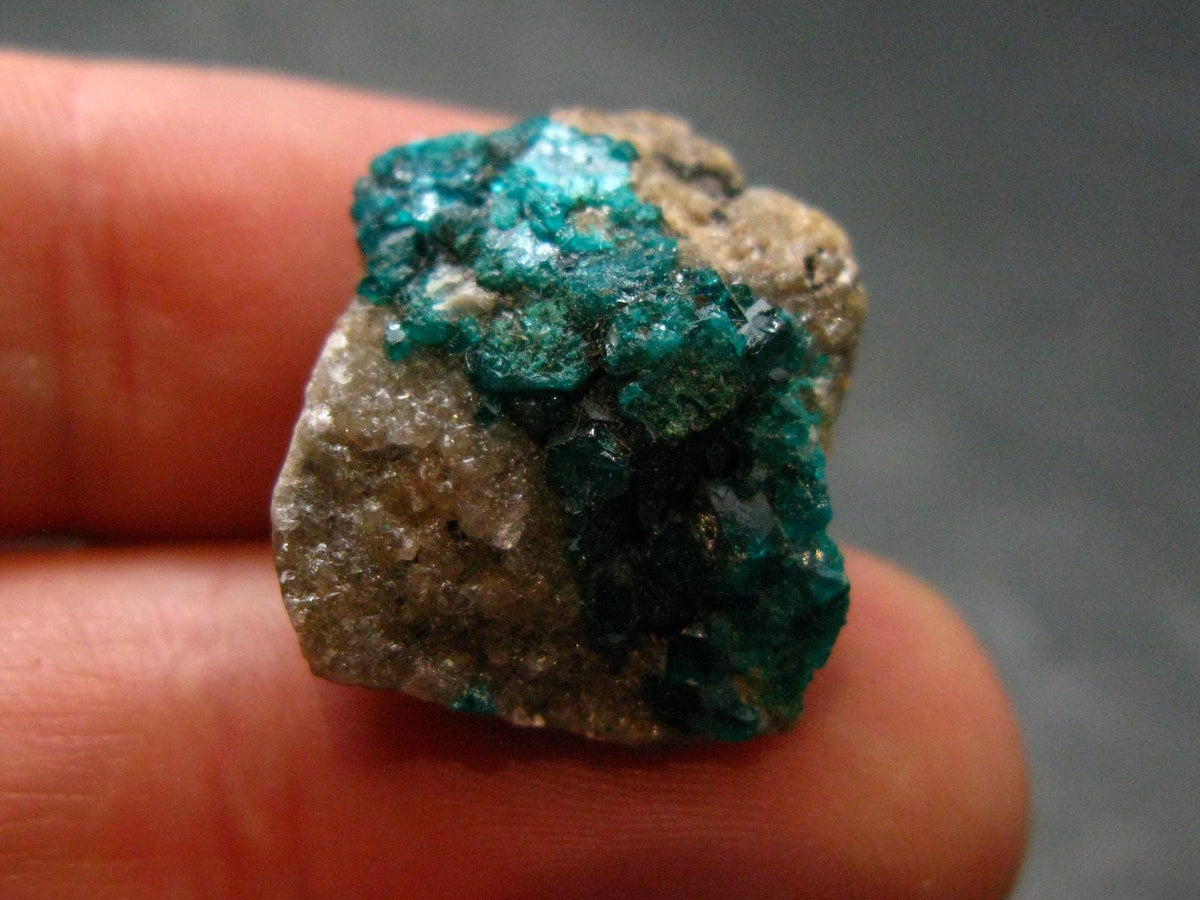 Very Nice Dioptase Cluster from Congo - 0.7" - 2.73 Grams