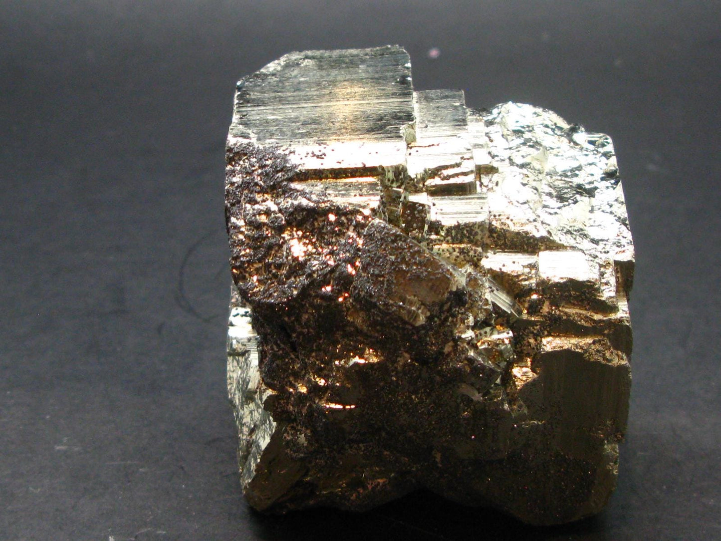 Perfect Pyrite Cube Crystal from Spain - 1.7" - 686 Grams