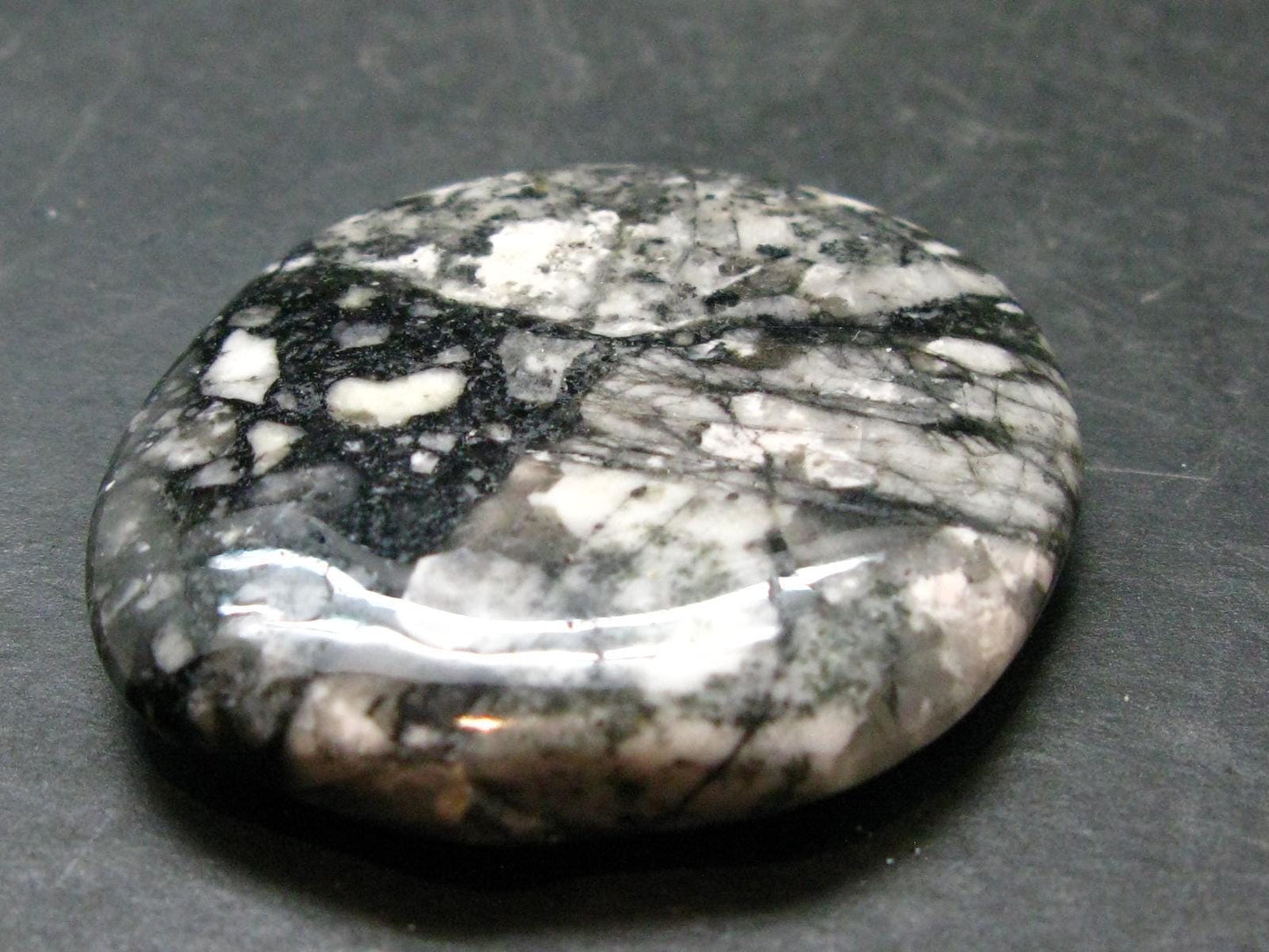 Rare Impactite Tumbled Stone From Norway - 1.8" - 29.32 Grams