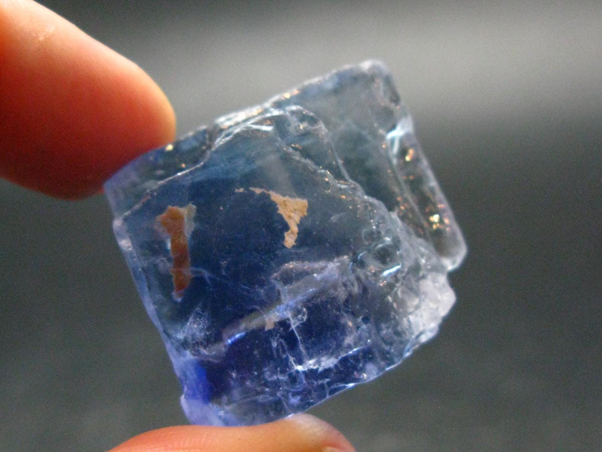 Blue Halite Crystal From USA - 1.1" - 18.24 Grams