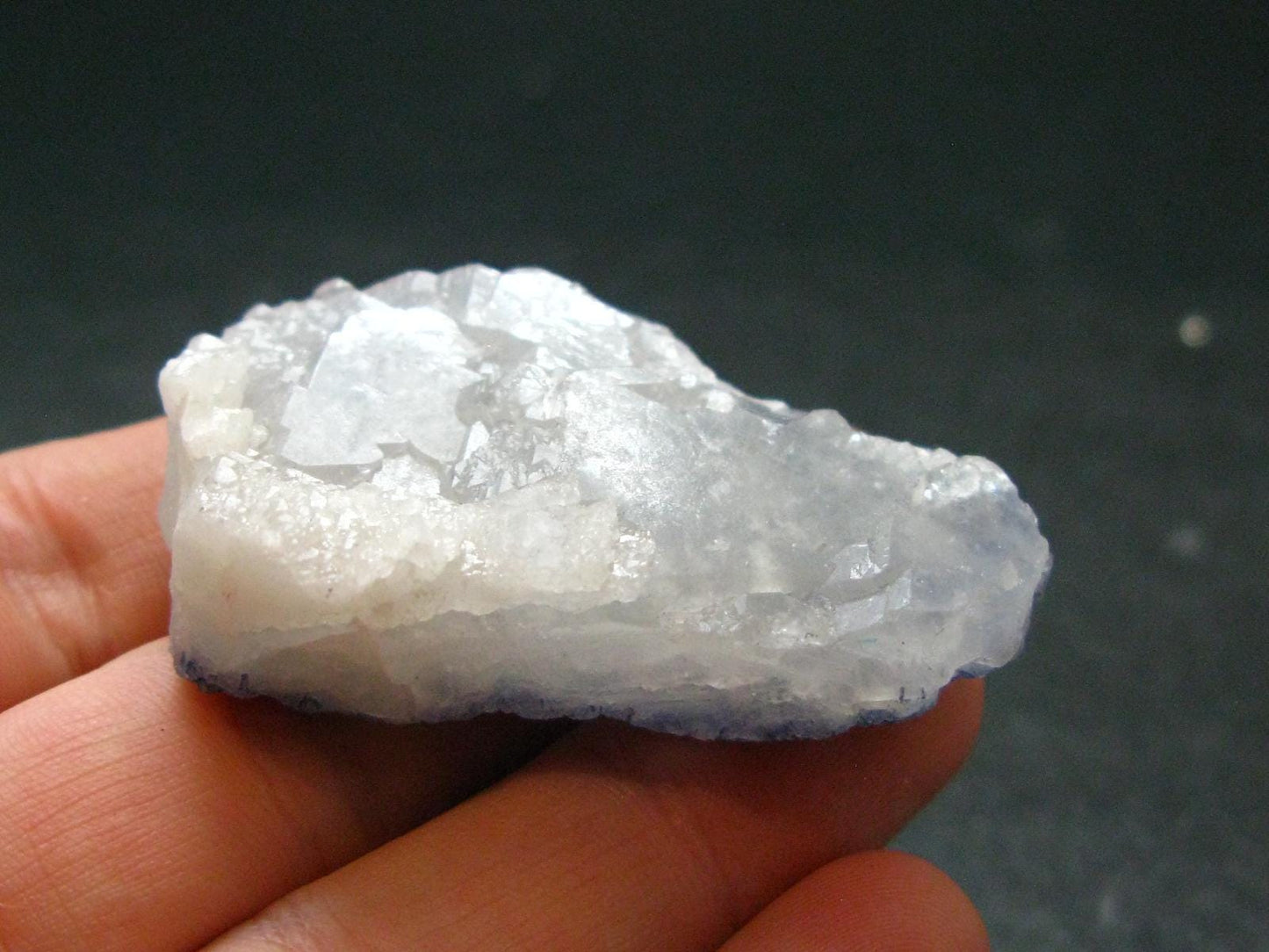 Dumortierite In Quartz Crystal From Brazil - 1.9" - 24.17 Grams