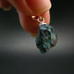 Blue Lazulite Silver Pendant From Pakistan - 0.7" - 1.08 Grams