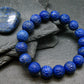 Lapis Lazuli Lazurite Genuine Bracelet ~ 7 Inches ~ 11mm Carved Beads