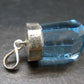 Blue Topaz Sterling Silver Pendant From Brazil - 1.6" - 14.57 Grams