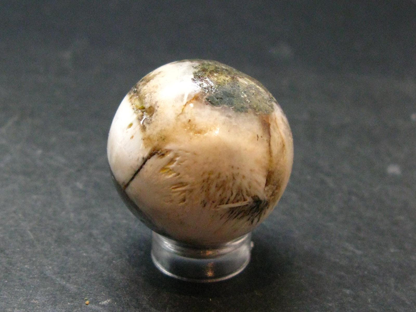 Natrolite Sphere Ball From Indonesia - 1.1" - 22.73 Grams