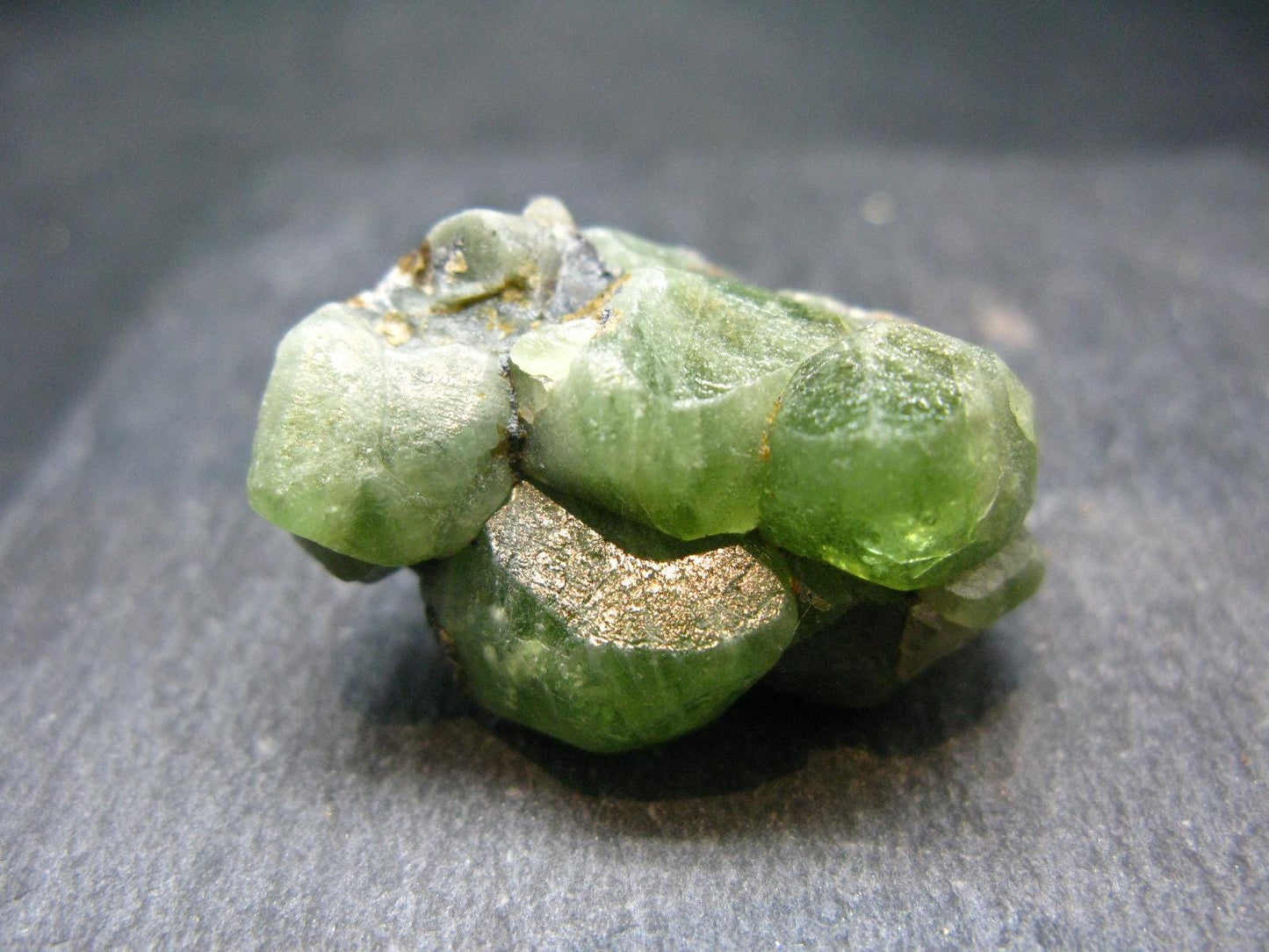Rare 94.65 Carat Gem Peridot Olivine Cluster from Pakistan - 1.3"