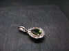 Moldavite Tektite Silver Pendant from Czech Republic - 0.7" - 2.20 Grams