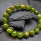 Peridot Genuine Bracelet ~ 7 Inches ~ 10mm Round Beads