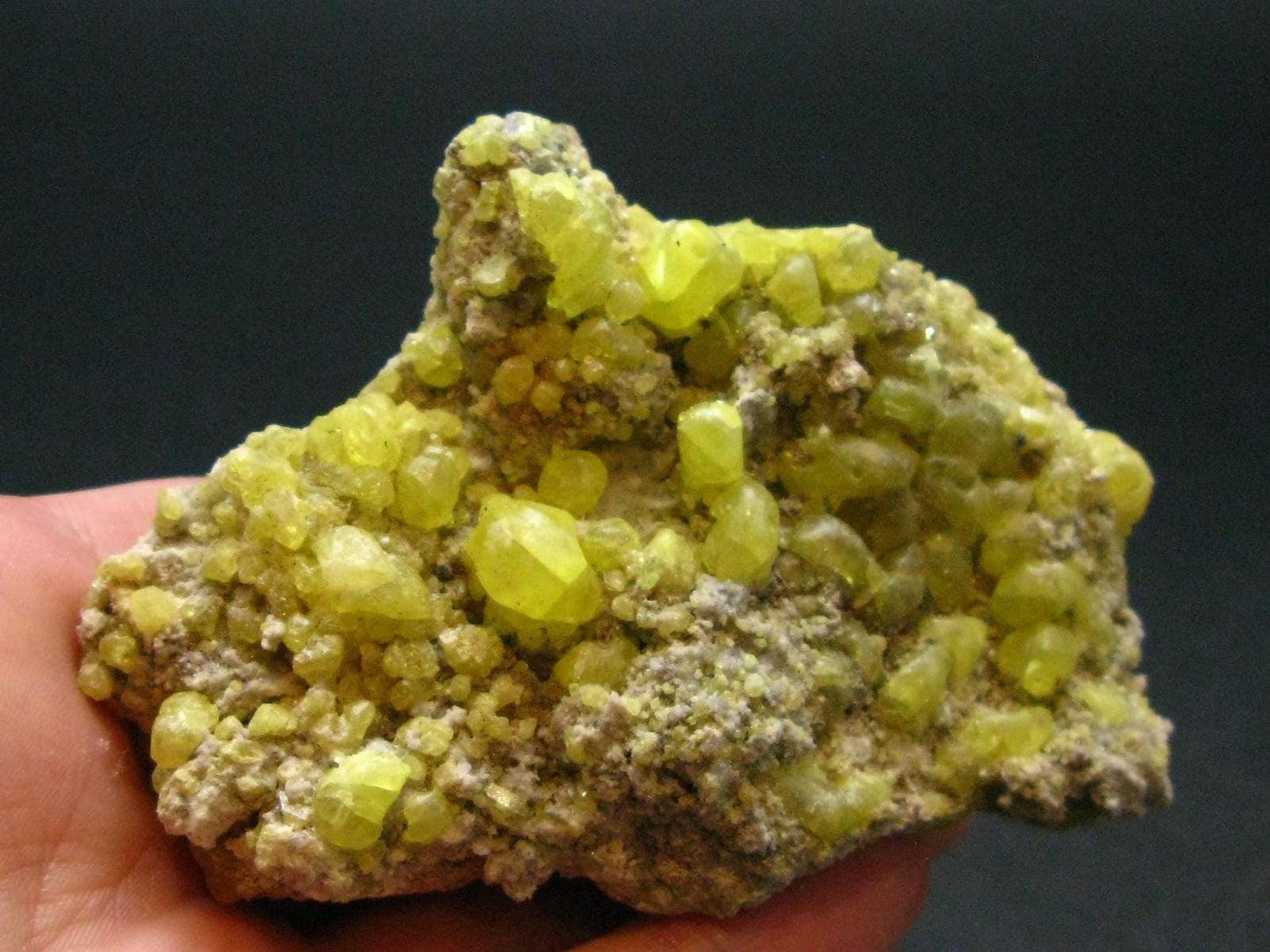 Sulfur Sulphur Cluster From Bolivia - 2.9"