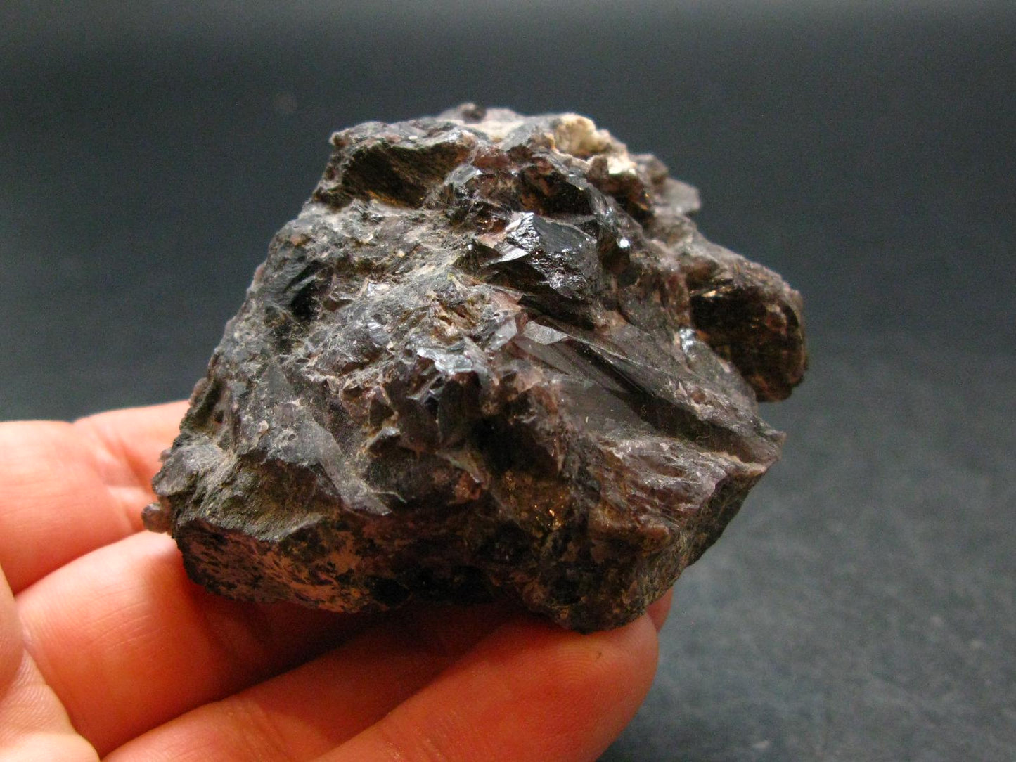 Extremely Rare Axinite Cluster Sphere Ball from Peru - 2.2"