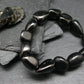 Elite Noble Shungite Genuine Bracelet ~ 7 Inches ~ 15mm Tumbled Beads
