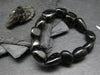 Elite Noble Shungite Genuine Bracelet ~ 7 Inches ~ 15mm Tumbled Beads