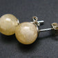 The Most Classic Earring Styles!! Natural 8mm Round Ball Citrine Gemstones 925 Silver Stud Earrings