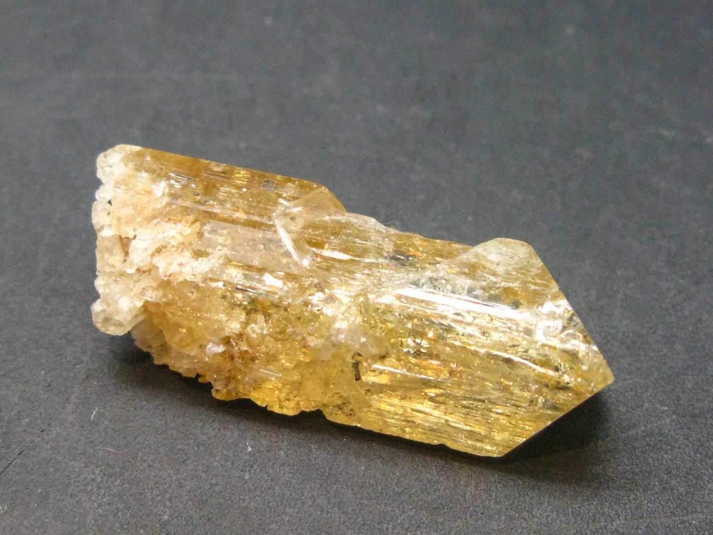 Imperial Topaz Crystal From Zambia - 1.3" - 35.20 Carats