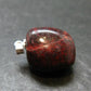 Red Cinnabar Cinabar Tumbled Pendant From Spain - 8.54 Grams - 1.0"
