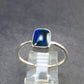 Rare Black Opal Sterling Silver Ring from Australia - Size 10.5 - 2.15 Grams