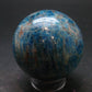 Large neon blue Apatite sphere from Madagascar- 362.8 - 2.3"