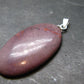 Purple Jade Silver Plated Pendant From Turkey - 1.5" - 5.29 Grams