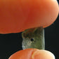 Moldavite Tektite Raw Bead from Czech Republic - 9 mm - 0.95 Carats