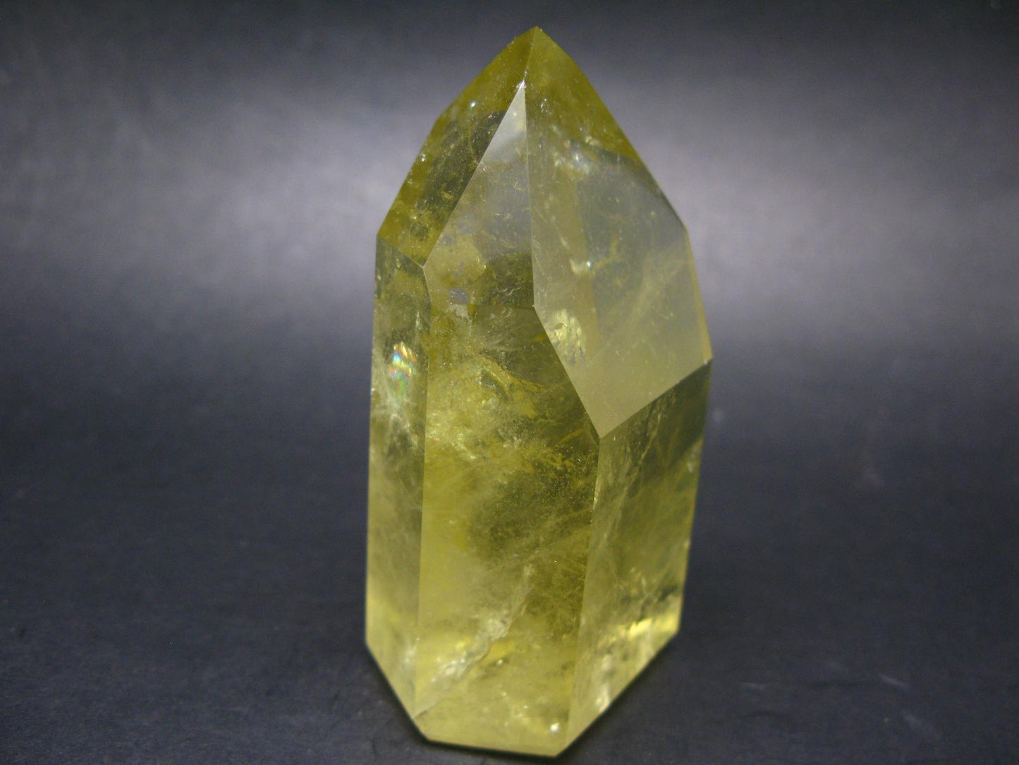 Citrine Unheated Polished Crystal From Brazil - 3.7" - 236 Grams