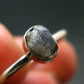 Benitoite Silver Ring From California - Size 8 - 1.92 Grams