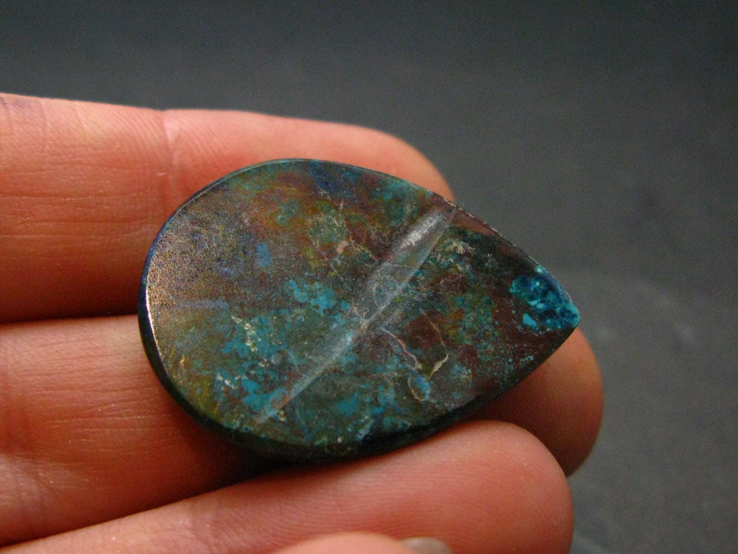 Shattuckite Cabochon from Namibia - 1.1" - 4.69 Grams