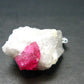 Spinel Crystal Silver Pendant From Tanzania - 1.3" -8.53 Grams