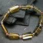 Citrine Genuine Unheated Bracelet ~ 7.5 Inches ~ 20mm Tube Beads