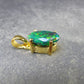 Rare Black Opal Gold Plated Silver Pendant from Australia 0.7" - 1.50 Grams