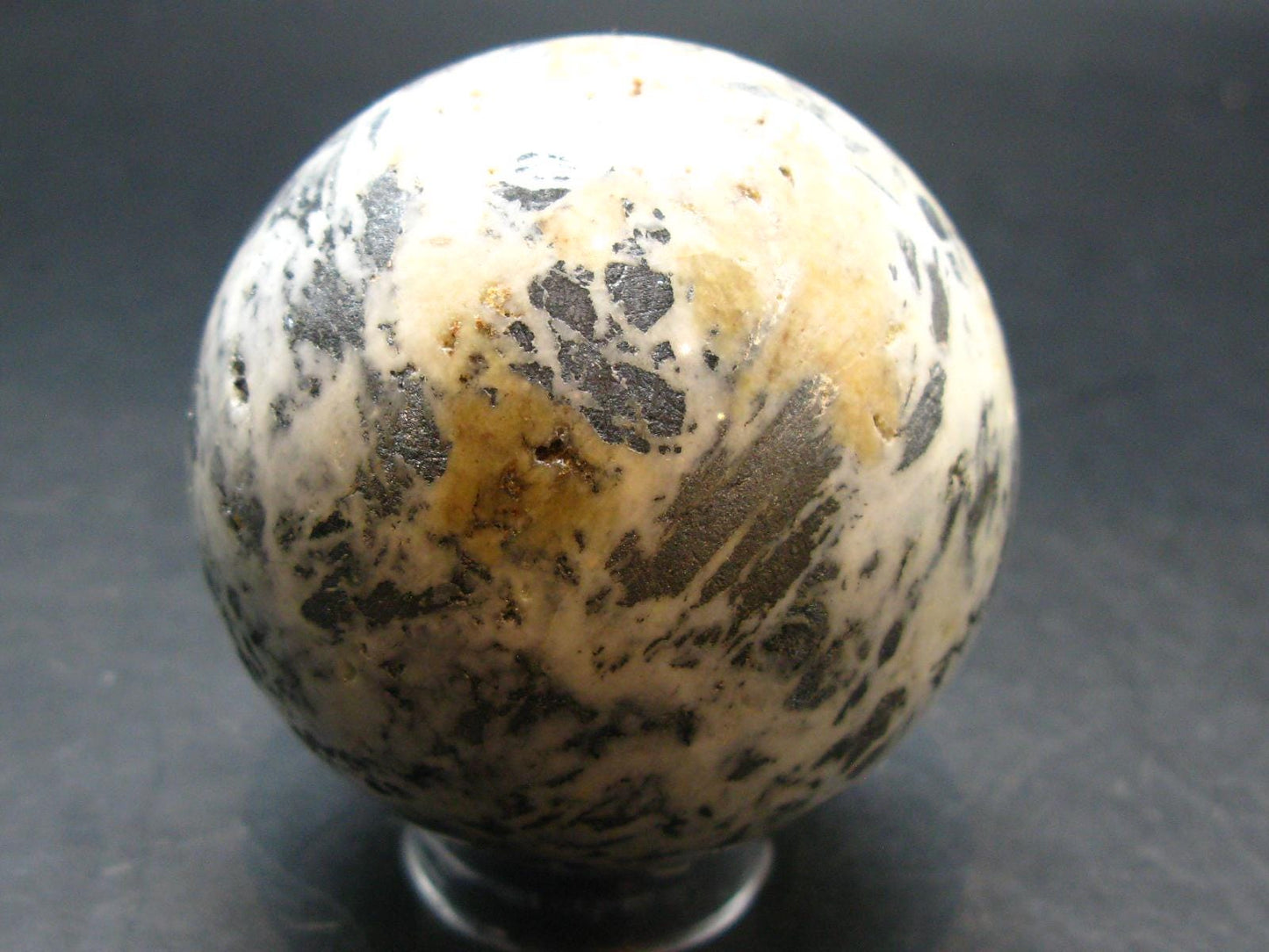 Rare Stibnite Sphere Ball From China - 418.73 Grams - 2.5"