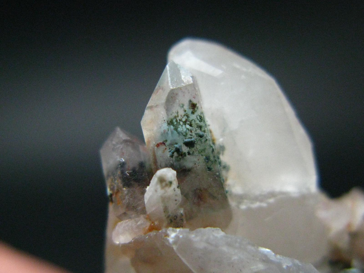 Ajoite In Quartz Crystal From South Africa - 0.6" - 18.80 Carats