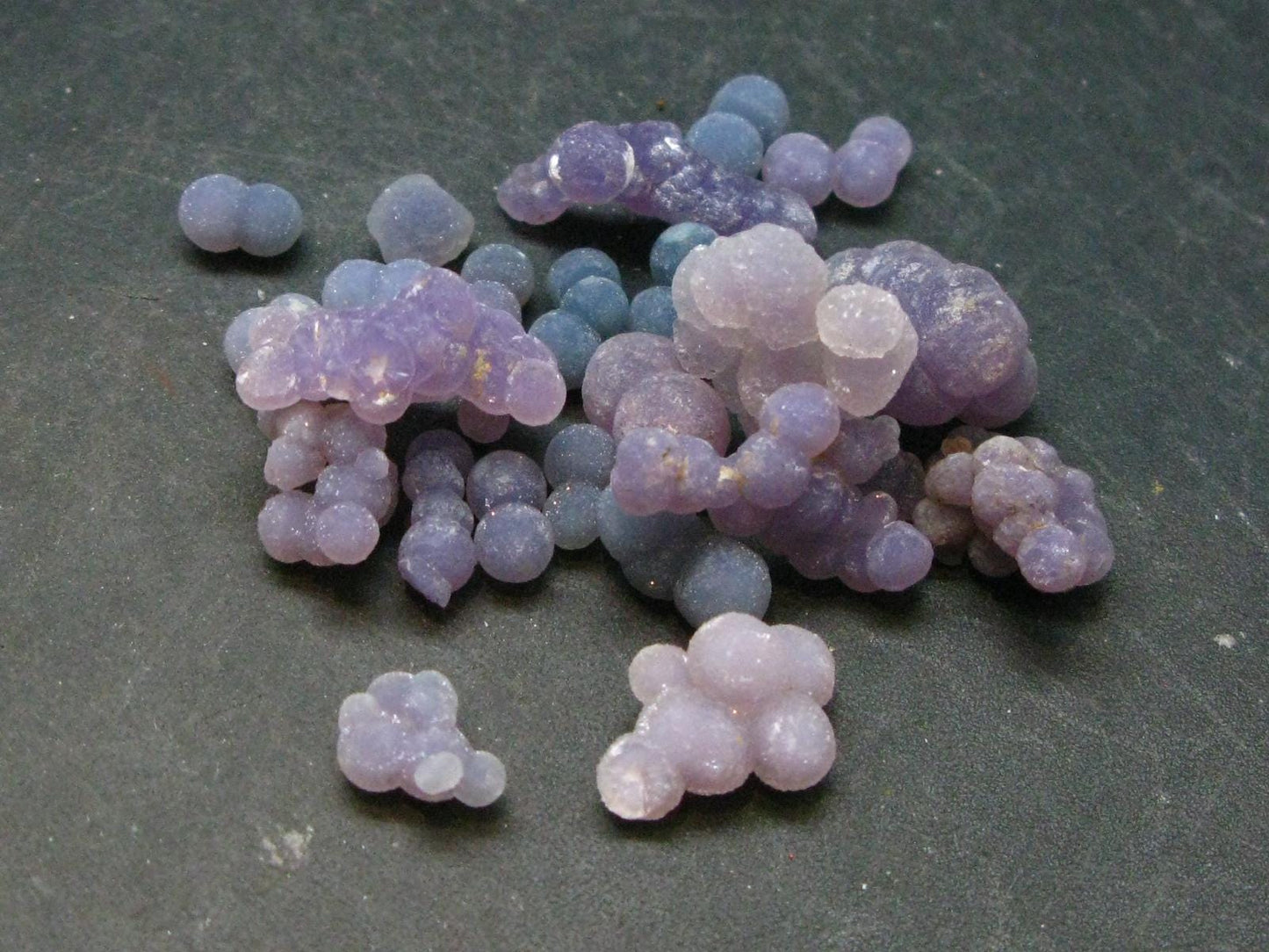 Lot of 25 Purple Grape Agate Clusters From Indonesia