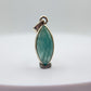 Grandidierite Pendant Marquise Cabochon Blue Green Gemstone Silver Necklace Natural Crystal Jewelry
