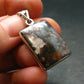 Zincite Franklinite Willemite Silver Pendant From USA - 1.4" - 6.42 Grams