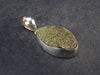 Perfect Pyrite Crystal Silver Pendant from Spain - 1.6" - 8.2 Grams