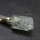 Aquamarine Crystal Silver Pendant From Namibia - 0.8" - 1.08 Grams